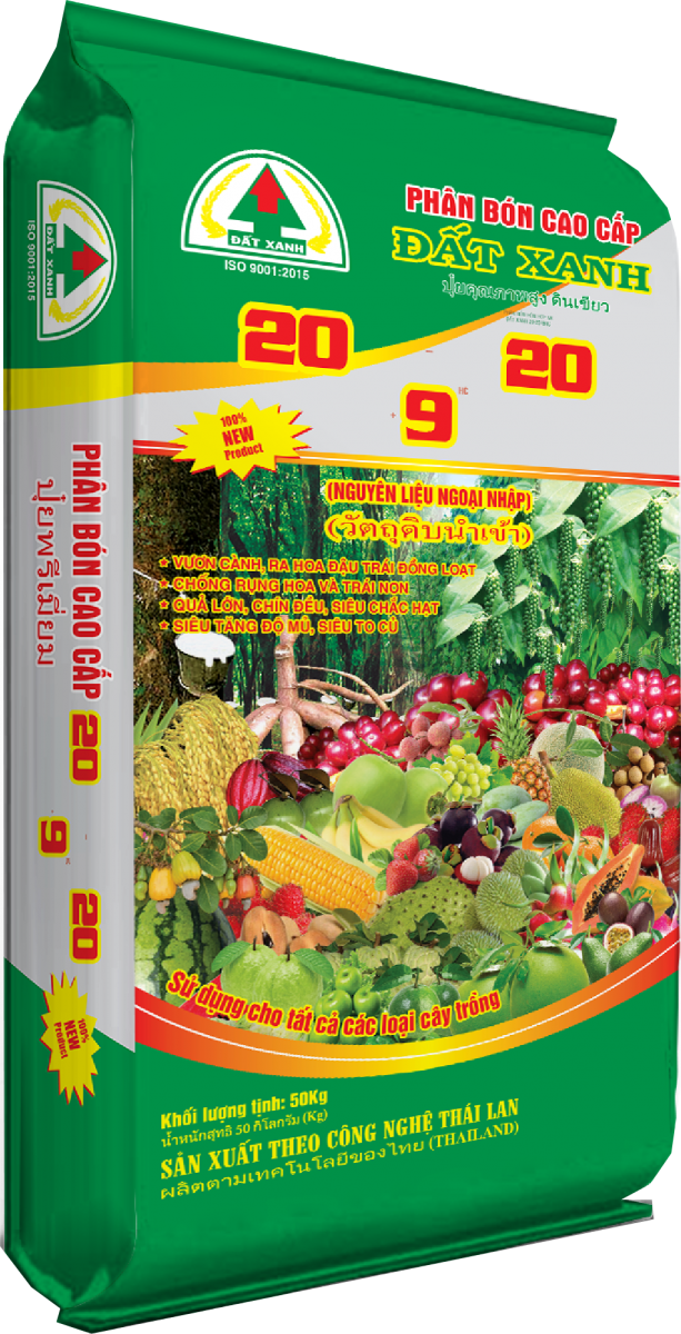 PHÂN BÓN CAO CẤP ĐẤT XANH 20-9-20