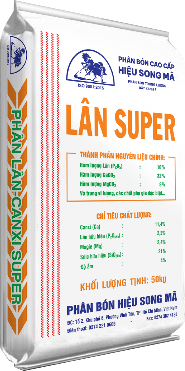 PHÂN BÓN SONG MÃ - LÂN CANXI