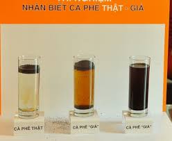 Cách phân biệt cà phê thật và cà phê giả